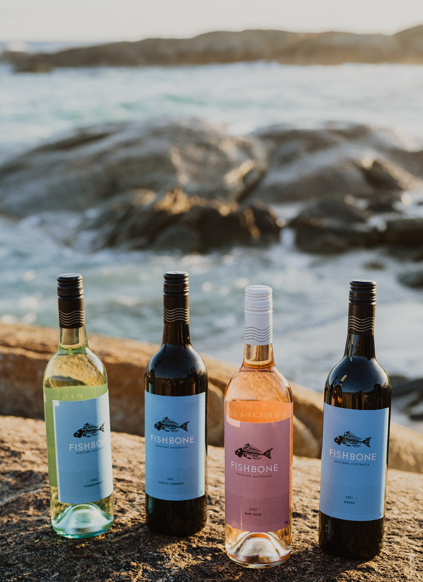 Fishbone Wines Blue Range. AwardWinning West Australian Wines tagged "Blue"